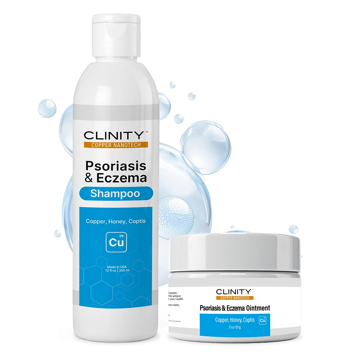 Psoriasis & Eczema Care Pack: Shampoo & Ointment