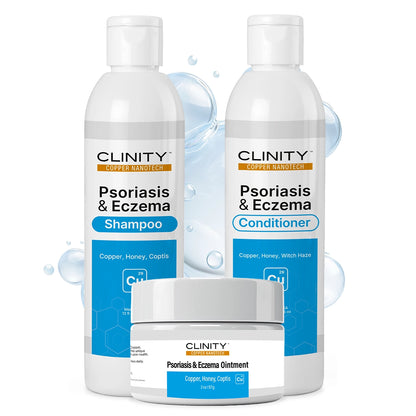 psoriasis and eczema shampoo, conditioner and ointment